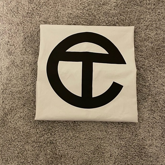 Telfar | White & Black Logo Drawstring Dust Bag Brand New, Pre Owned, Never Used - Picture 6 of 13